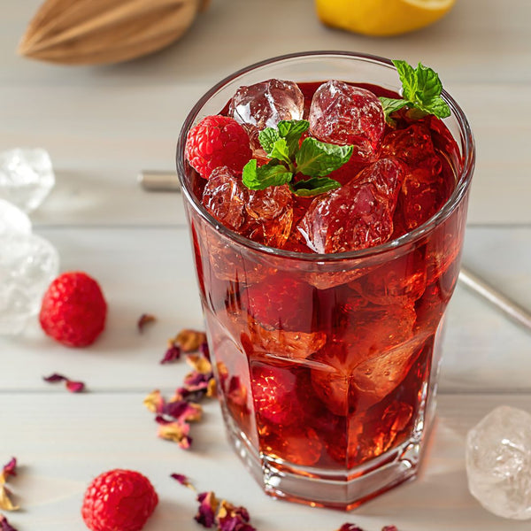 berry and collagen infused drink