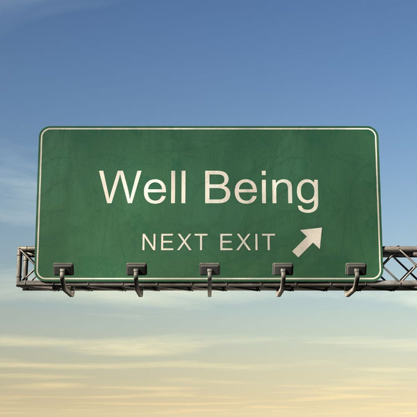 wellbeing road map sign next exit