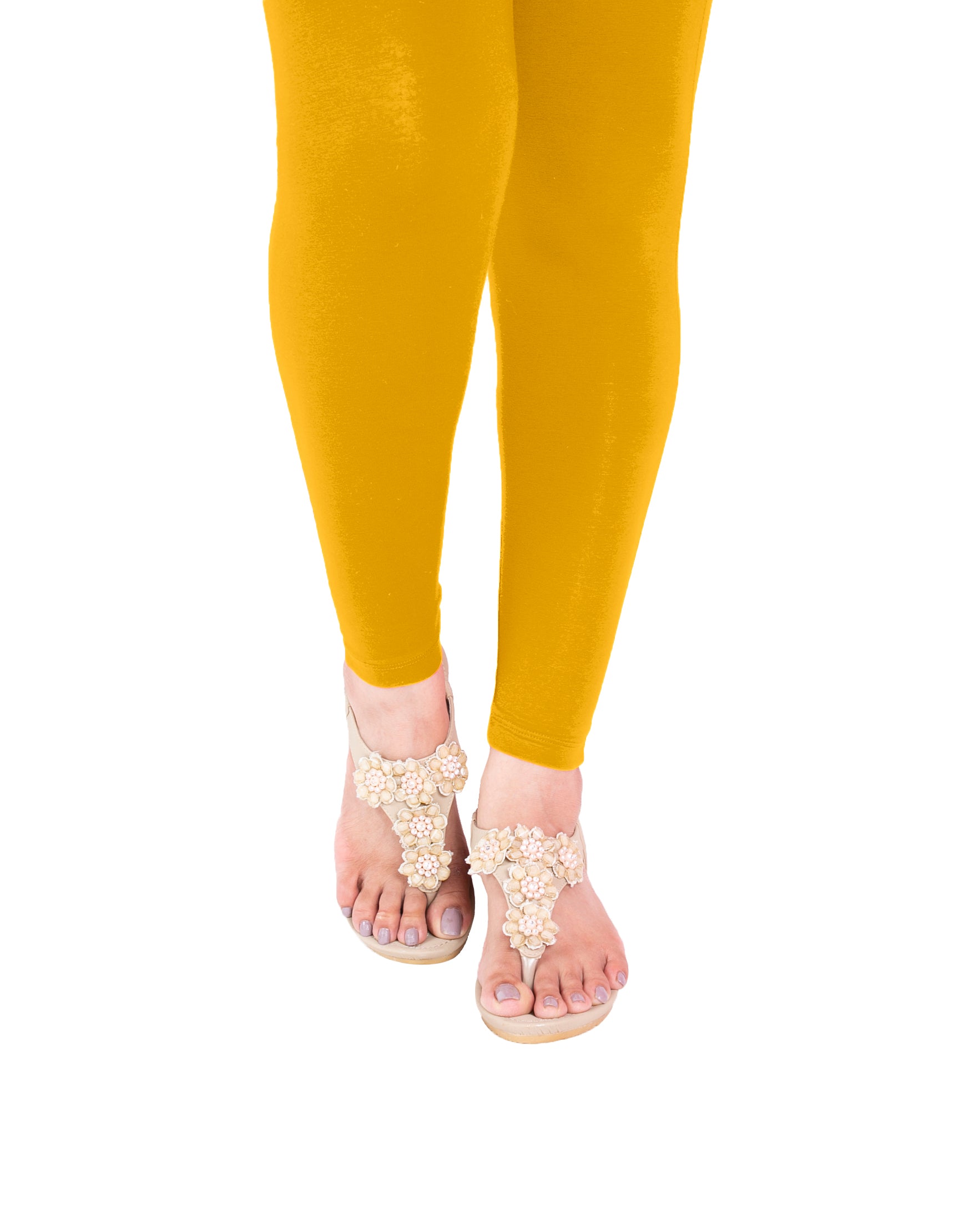 Corn yellow Leggings at Rs 399 | Churidar Leggings | ID: 24557046388