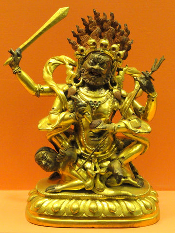 Mahakala wielding Khanda // Wikipedia