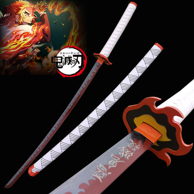 Kyojuro Rengoku - Demon Slayer Replica Katana Sword, BladesPro US