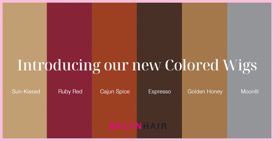 Introducing our new Colored Wigs