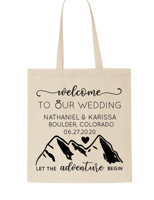 Personalized wedding tote bags in bulk, happily ever after wedding favors –  Factory21 Party Favors