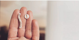 Moon and River Porcelain Earrings - ART Cloth + Craft