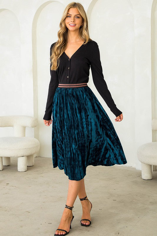 Luxe Velvet Skirt – ART Cloth + Craft