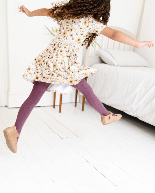 Mustard Cable Knit Tights – ART Cloth + Craft