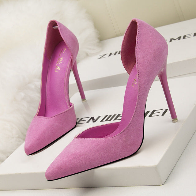 pastel purple heels