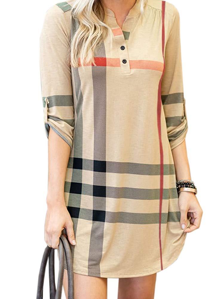 striped tunic dress