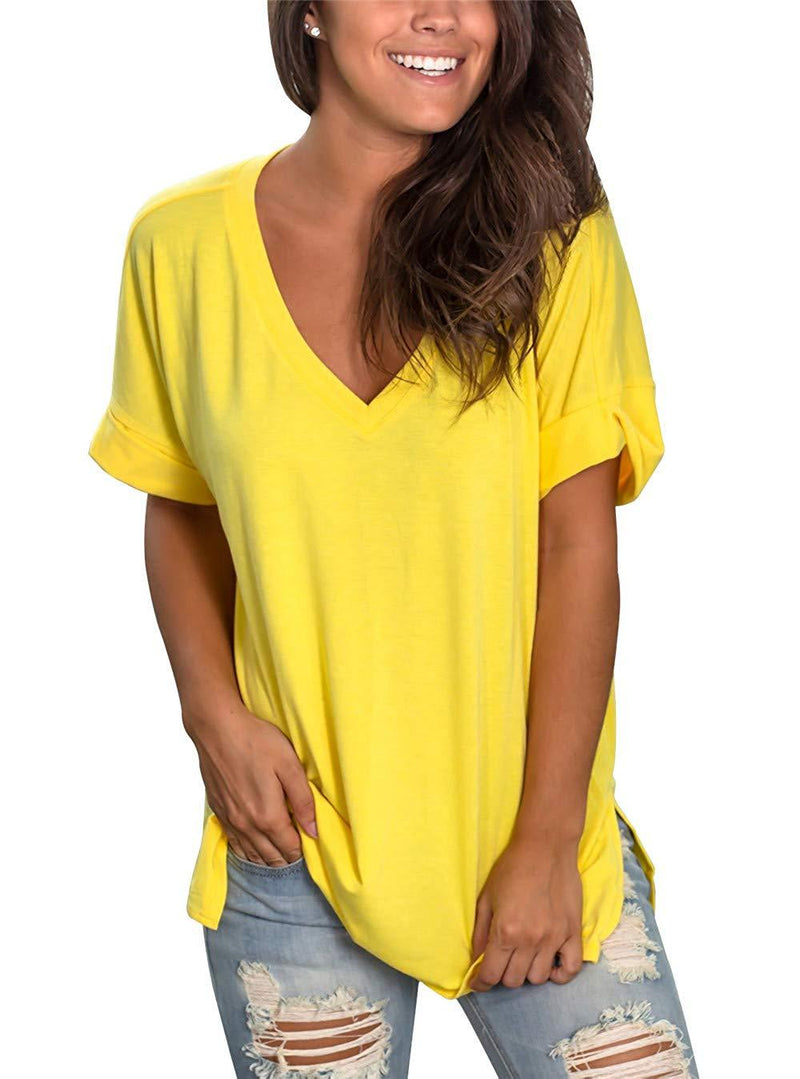 short sleeved yellow tunic