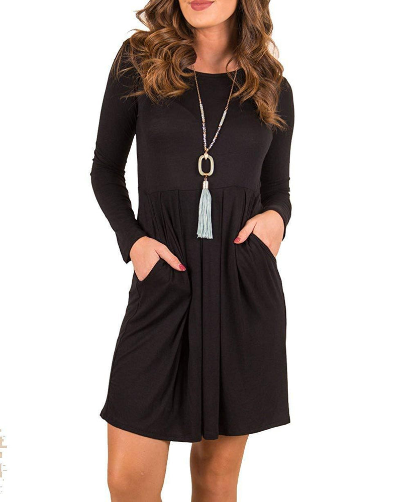 flared tunic dress