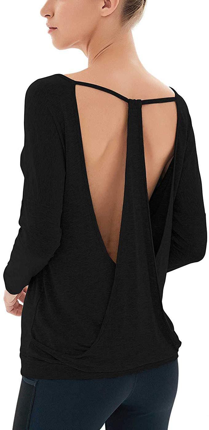 long sleeve yoga shirts