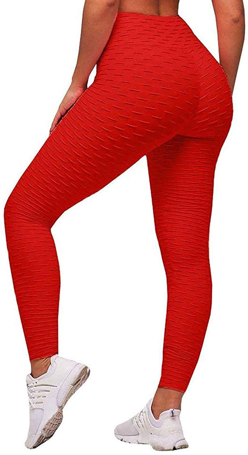 red tight pants