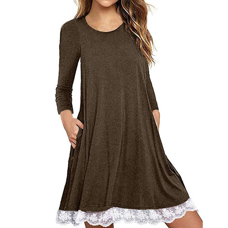 plus size shirt dresses with sleeves