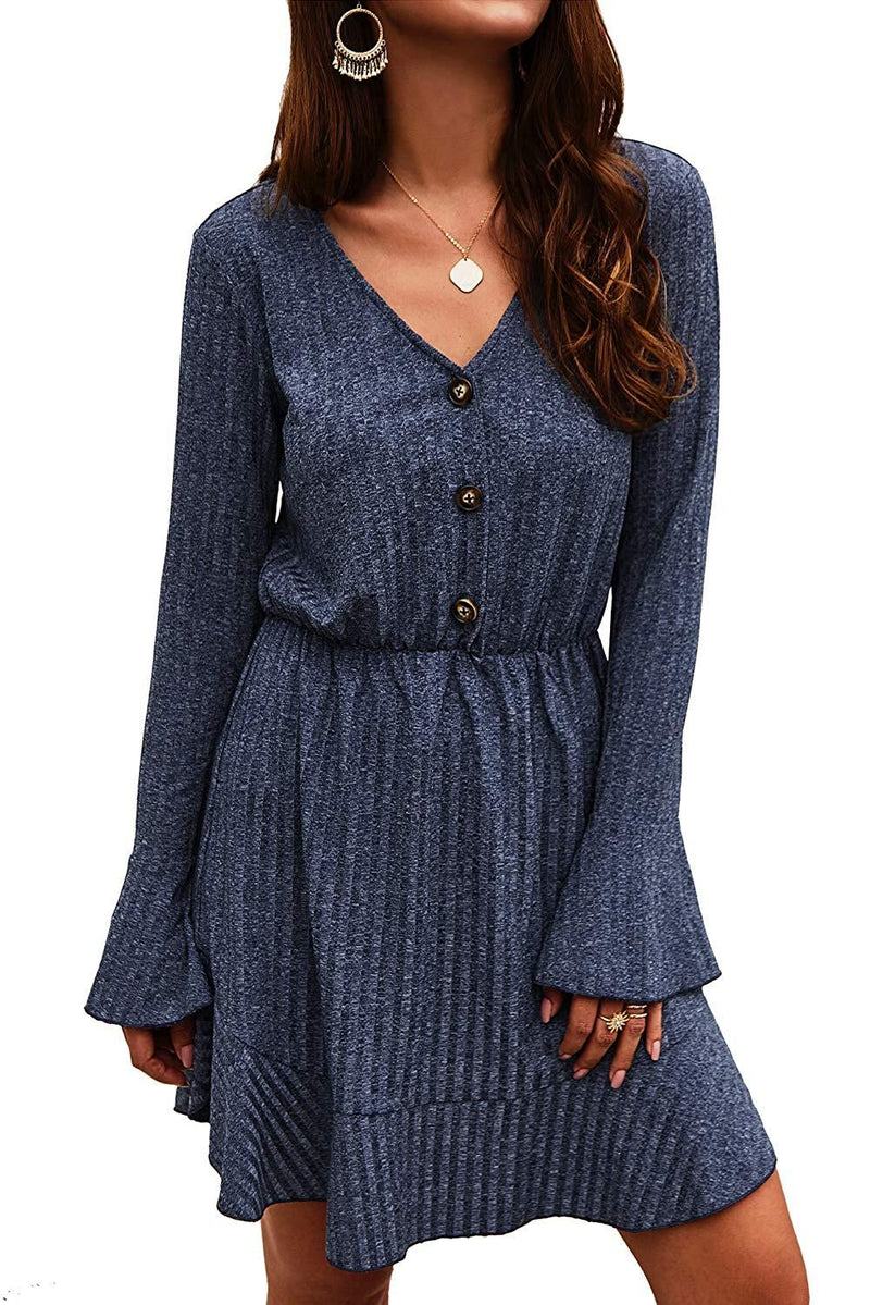 a line button down dress