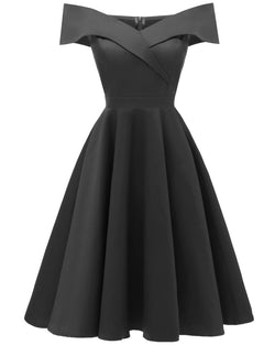 high low black cocktail dress