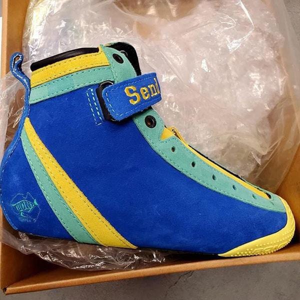 Bont Parkstars Custom Roller Skates Boot Skate Package Blue Teal Yellow