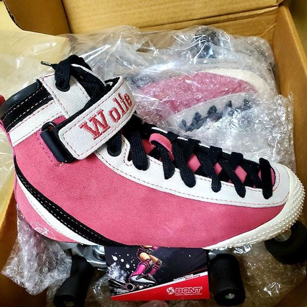 Bont Parkstars Custom Roller Skates Boot Skate Package Pink White Black