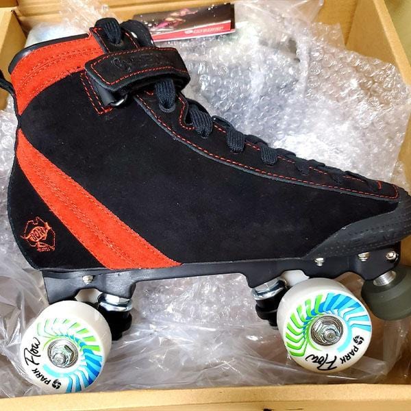 Bont Parkstars Custom Roller Skates Boot Skate Package Black Red