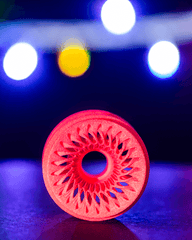 prototype 3d printed roller skate wheel