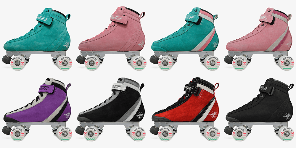 bont parkstar suede roller skates color package boot quad skate