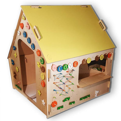 casa de madera para niños