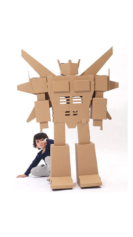 robot de carton para niños