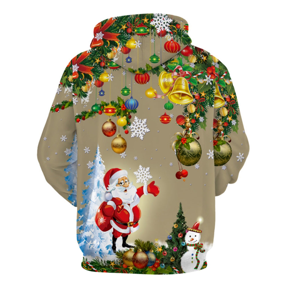 santa christmas tree jingle bells christmas hoodie