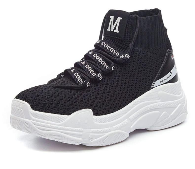 breathable high top sneakers