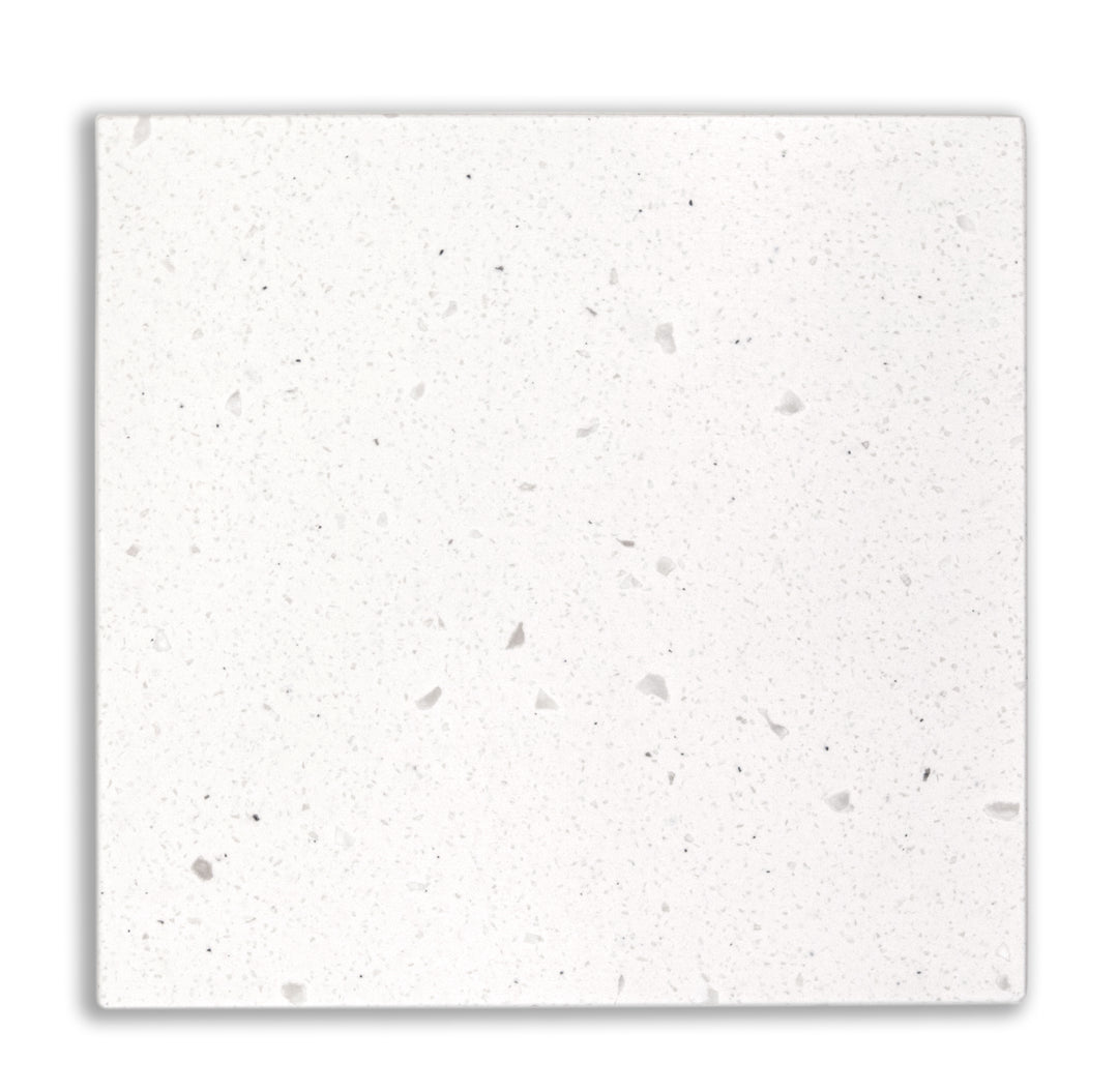 Elegant White Solid Stone Countertop with Natural Stone Texture – COVOSSI