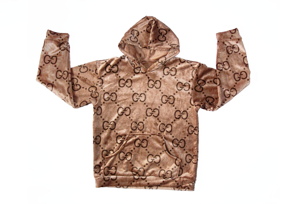 gucci brown hoodie