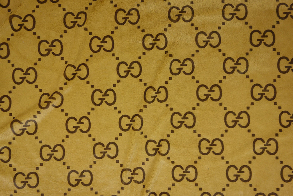 gucci logo fabric