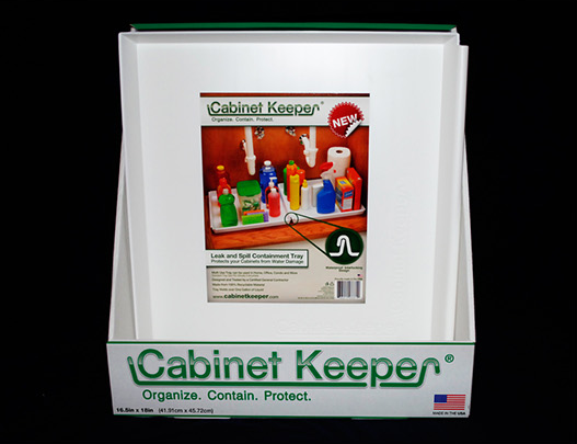 cabinet keeper tray