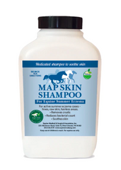 Map Skin Shampoo, a premier offering from Equine Med Surg represents a luxurious spa treatment for your horse's skin and coat.