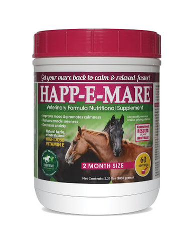happ-e mare horse health product veterinary formula nutritional supplement 2 month size