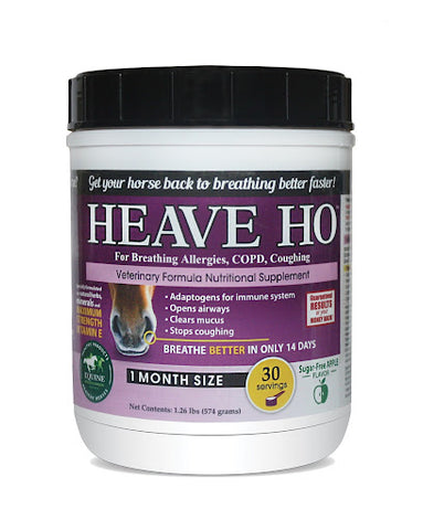 heave ho breathing allergies copd and coughing for horses veterinary formula nutritional supplement