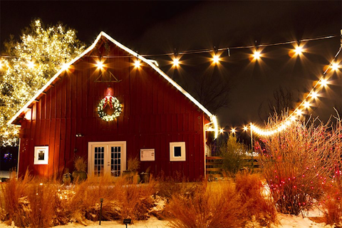 Decorated barn