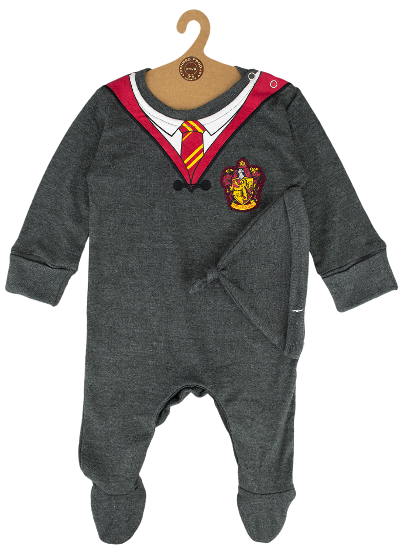 Licensed Harry Potter Baby Romper Baby Grow with Hat Gryffindor for Bo ...