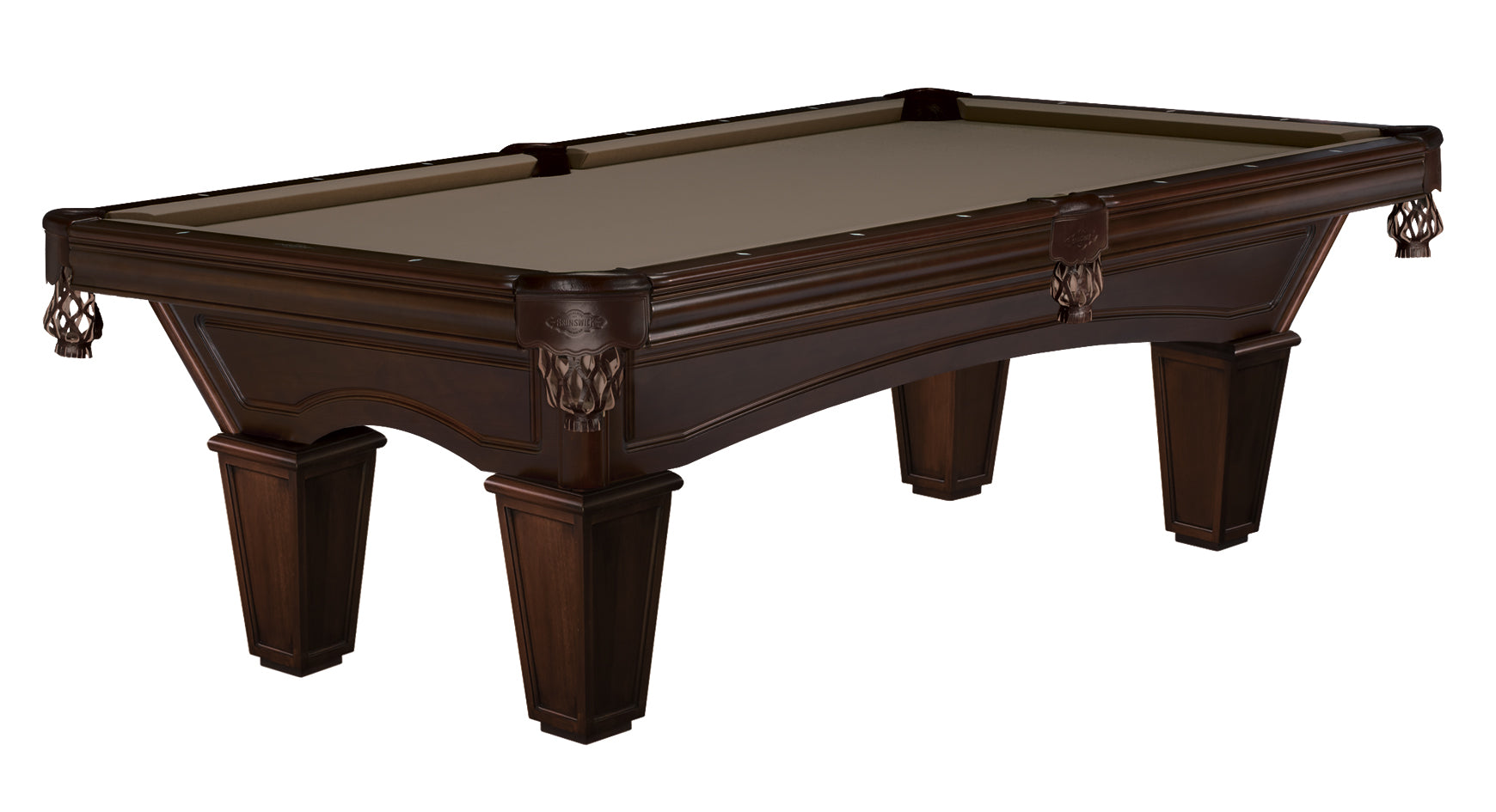 Brunswick Billiards Glenwood 8' Slate Pool Table in Espresso
