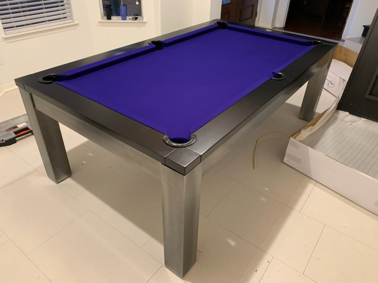 Playcraft Monaco 7' Slate Pool Table with Dining Top – Bars & Games