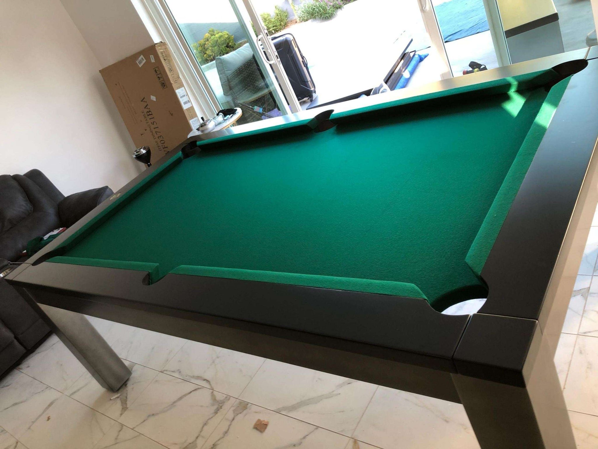 Playcraft Monaco 8 Slate Pool Table With Dining Top