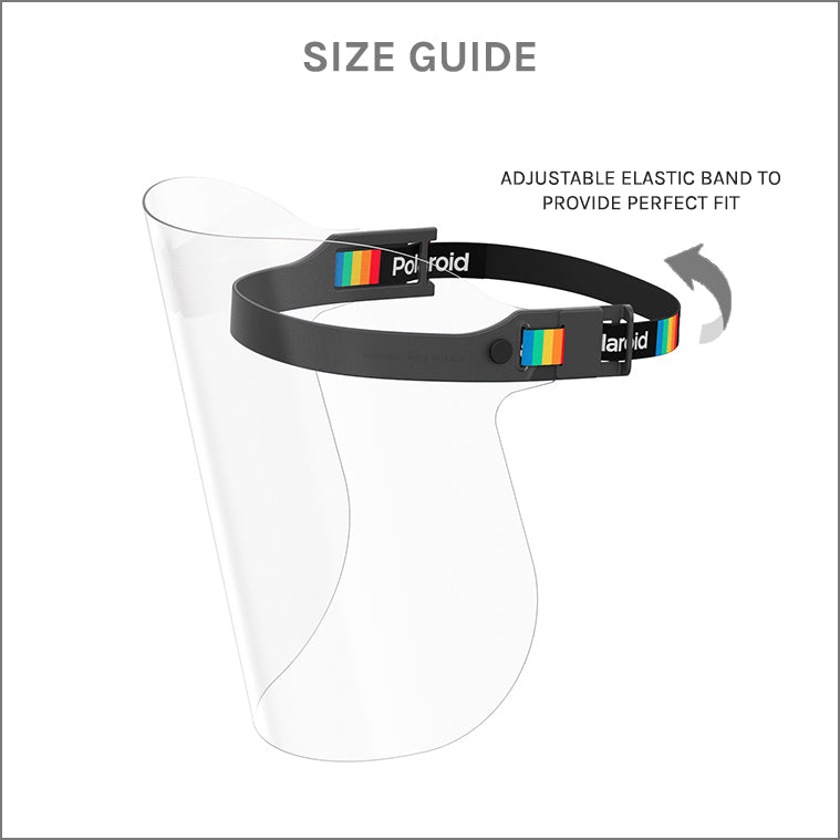 face shield for adults size guide