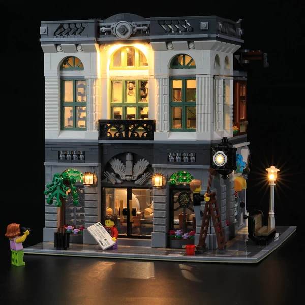 Fügen Sie LED-Leuchten zu Legos hinzu