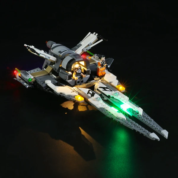 The Lego Wars Black Ace TIE Interceptor Fighter – Lightailing
