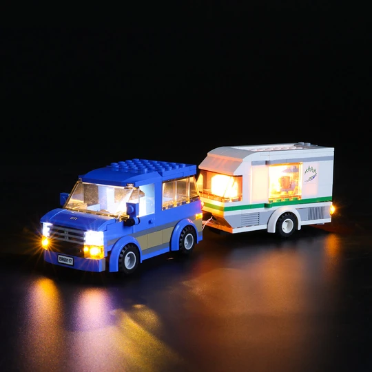 lego city van and caravan