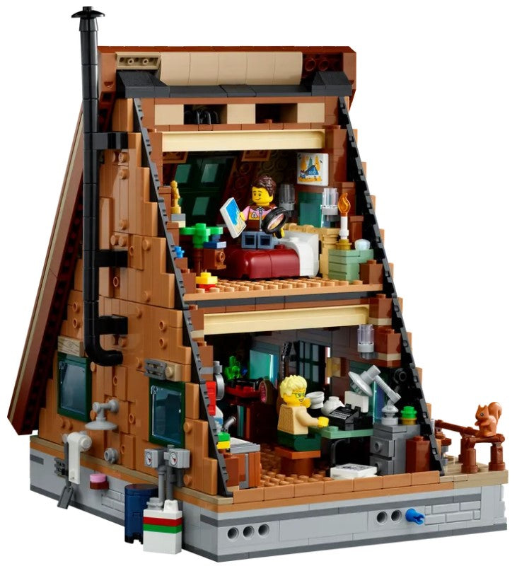 A-Frame Cabin Lego backside