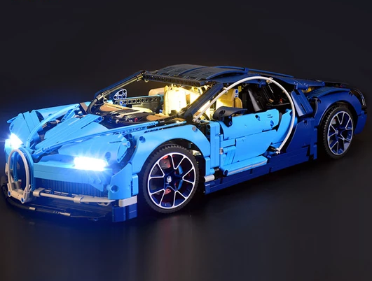 Wie macht man ein Lego-Auto mit Lichtern luxuriös und teuer