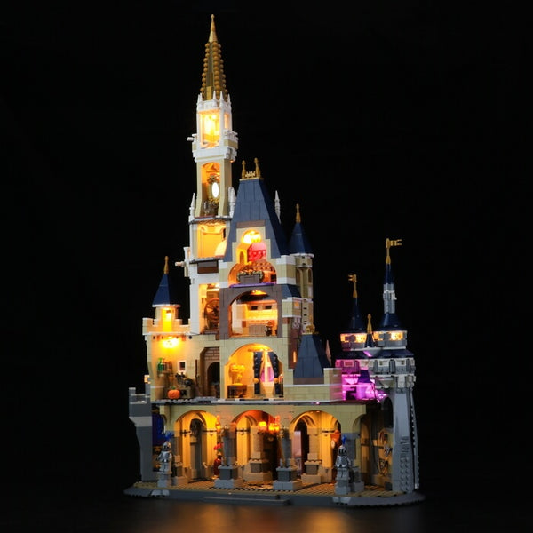 light up Lego Disney Castle 71040