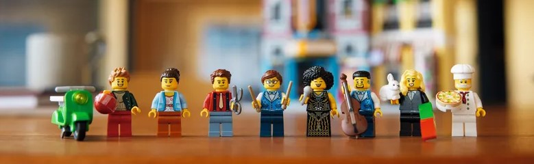 Lego jazz club minifigures