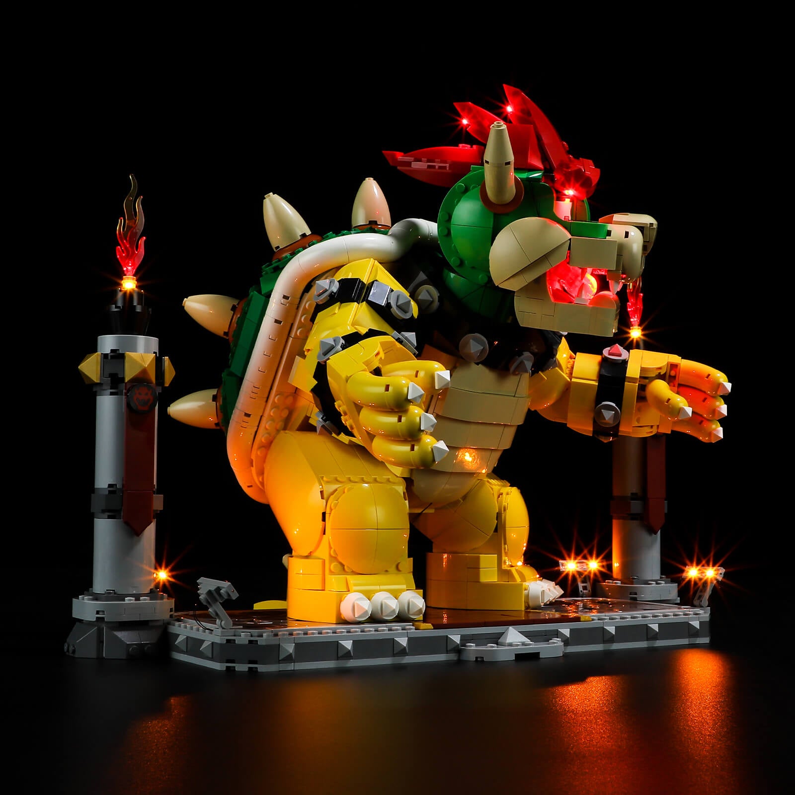 LEGO Super Mario The Mighty Bowser 71411, 3D Model Building Kit