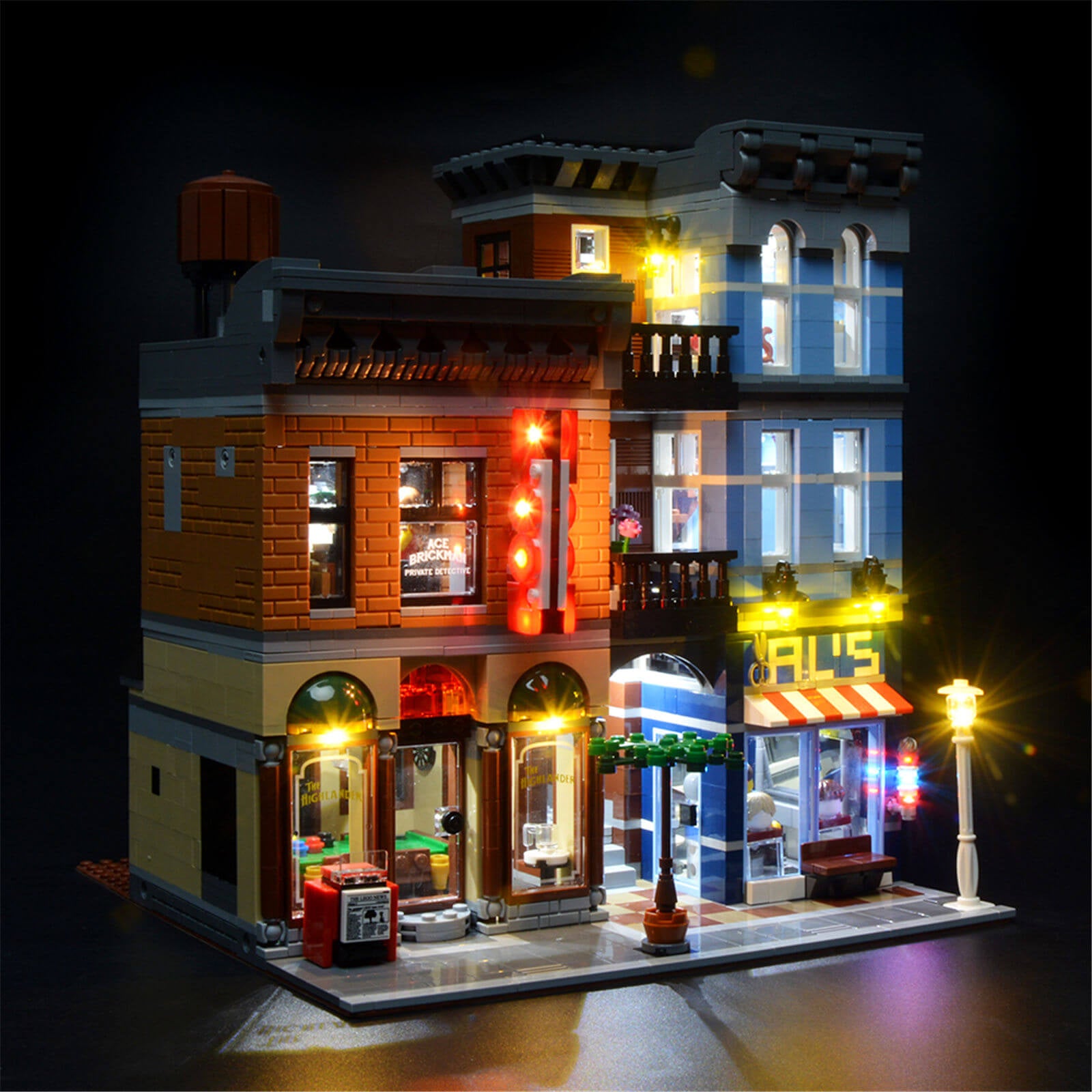Beleuchtungsset für Lego Detektivbüro 10246